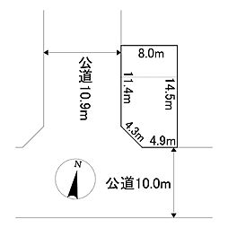 常盤町2丁目6番　土地