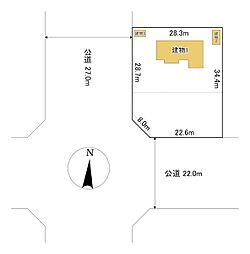 北斗町2丁目280番　土地