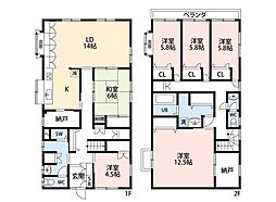 秋津町5丁目一戸建貸家(1) 1