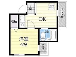 アメニティー新高二番館（低層棟） 1B