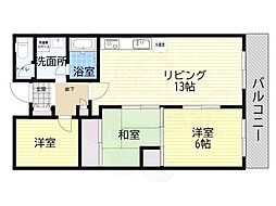 千舟リバーサイドヴィラD棟 1108