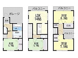 十三本町2丁目貸家