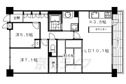 コスモ烏丸御池グレイスフォルム 403