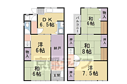 京都市北区紫竹東栗栖町の一戸建て