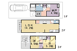京都市伏見区深草出羽屋敷町の一戸建て
