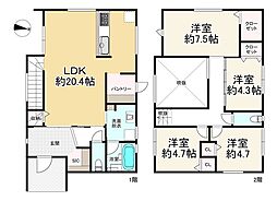 福岡市早良区野芥５丁目の一戸建て