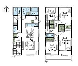 佐倉市表町1丁目　新築戸建　4号棟