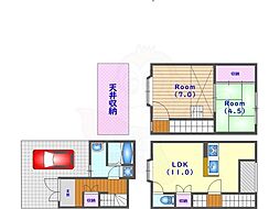 京都市南区久世殿城町の一戸建て