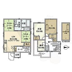 長岡京市今里彦林の一戸建て