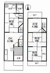 京都市右京区西京極徳大寺団子田町の一戸建て