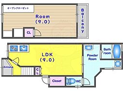 桂稲荷山町M貸家