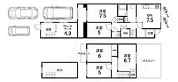京都市伏見区桃山町大島の一戸建て