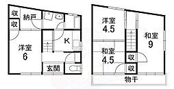 京都市右京区西京極南方町の一戸建て