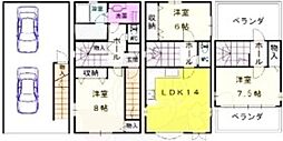 京都市中京区西ノ京中御門西町の一戸建て