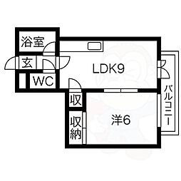 シャルレ1番館　物集女