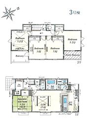 新築　鶴ヶ島市羽折町〜広々50坪以上のゆとりのある空間〜 3号棟（全4棟）