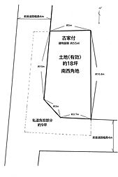 天美西１丁目南西角地