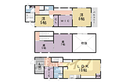 京都市上京区元誓願寺通七本松東入大文字町の一戸建て