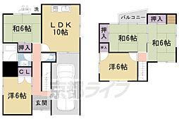 京都市右京区嵯峨広沢池下町の一戸建て