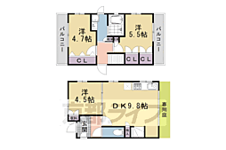 京都市右京区太秦西蜂岡町の一戸建て