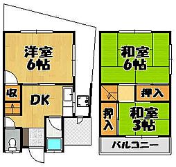 雲雀丘連棟貸家戸建