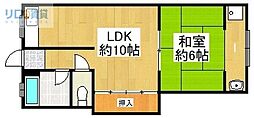 島上マンション南棟 2B