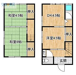 荒牧3丁目貸家4戸1