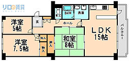 サンハイツ宝塚五月台Ｂ棟502号室