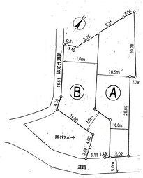 平塚市片岡 土地　全2区画　B