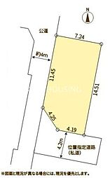 平塚市中原下宿　土地