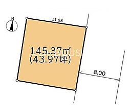 平塚市ふじみ野1丁目　土地