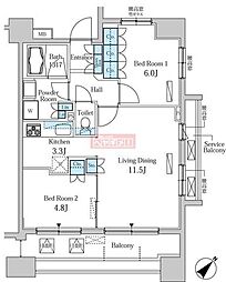 パークアクシス幡ヶ谷 804