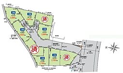 川越市小仙波町2丁目建築条件なし売地〜9区画