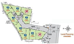 川越市小仙波町2丁目建築条件なし売地〜9区画