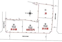 川越市鴨田建築条件なし売地