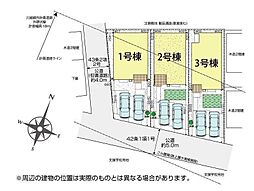 完成済川越市笠幡新築一戸建て〜全3棟