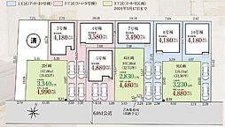 川越市砂新田2丁目建築条件付き売地〜全10棟