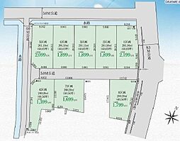 川越市鴨田建築条件付き売地〜全8区画