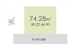 更地　ふじみ野市福岡武蔵野　土地