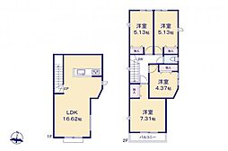 駅近駅徒歩6分富士見市鶴瀬東2丁目　新築一戸建て
