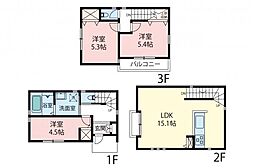 三芳町藤久保　未入居　中古一戸建て