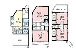 富士見市鶴瀬東2丁目　中古一戸建て