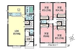 つるせ台小学区富士見市鶴瀬西3丁目　新築一戸建て