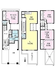 中央区谷町4丁目　戸建