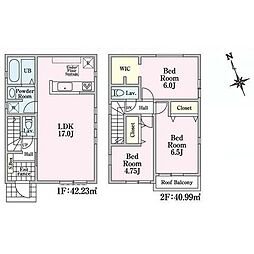 瑞穂町箱根ヶ崎東松原23-1期　全3棟　1号棟