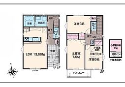 昭島市中神町2丁目　未入居戸建住宅　全4棟　2号棟