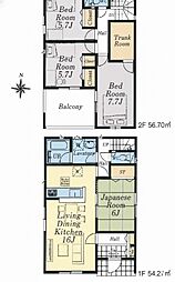 あきる野市牛沼第3　新築戸建　全3棟　2号棟