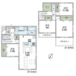 あきる野五日市第10　新築分譲住宅　全4棟　1号棟