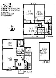 あきる野市小川新築戸建　全4棟　3号棟