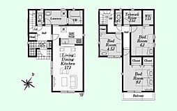 福生市加美平第11　新築分譲住宅　全3棟　2号棟
